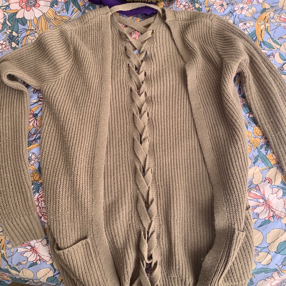 Full Tilt Criss Cross Cardigan
